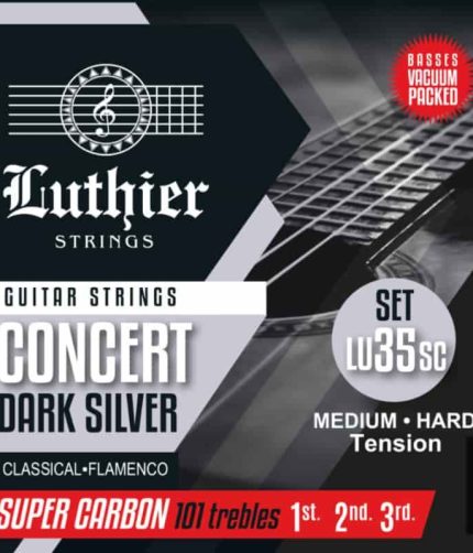 LUTHIER STRINGS JUEGO CUERDAS LU-35SC SUPER CARBON HARD TENSION